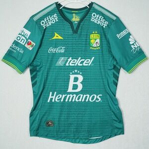 Pirma Club Leon Soccer Jersey Mens Medium Green Liga MX Telcel Corona Football